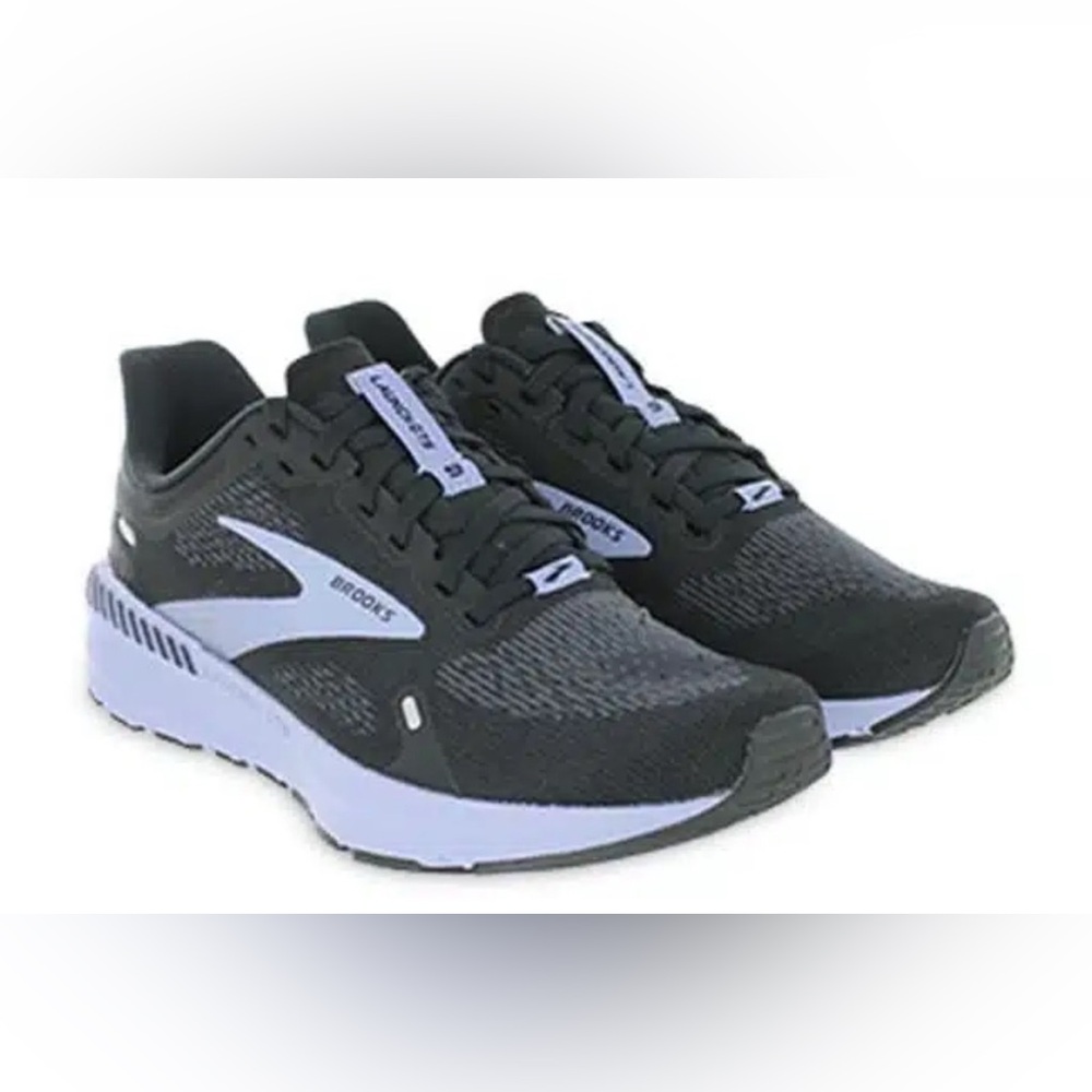 Brooks Launch 9 Women's Lightweight Cushioned Running Shoes Black & Purple 8.5 - Picture 1 of 10